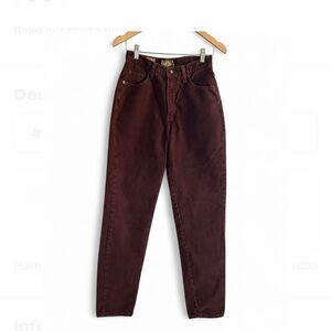 Vintage Brown Express high waisted Straight-Leg Jeans